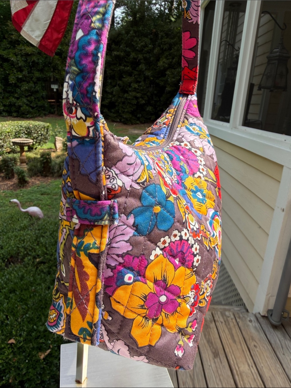 Vera Bradley Multicolor Floral Quilted Shoulder Bag - Picture 14 of 14